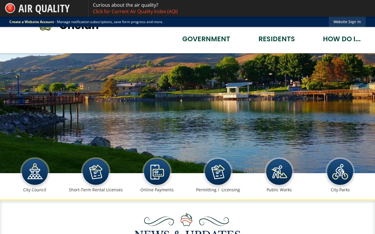 Chelan criminal records and City of Chelan government source